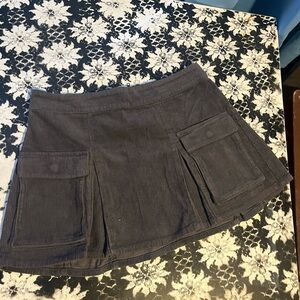 Wild Fable Gray Corduroy Skirt